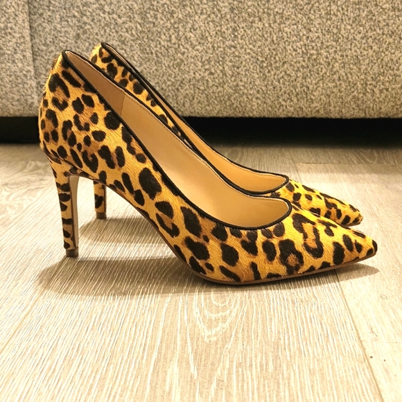 Jessica Simpson | Tanysha2 | Leopard Print | Calf Hair | Pointed Heel | Size 6 M - Picture 4 of 9